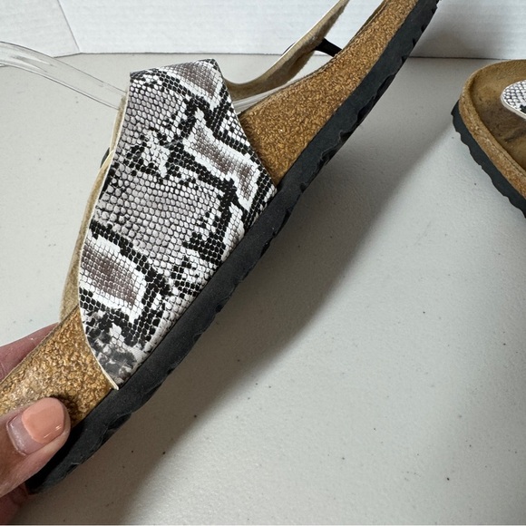 Papillio Birkenstock Snake Print Sandals Comfort Summer Shoes Size 41 - Picture 11 of 16